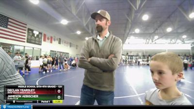 125 lbs Cons. Round 3 - Declan Yearsley, Ririe Youth Wrestling Club vs Jameson Aebischer, Kuna Klub