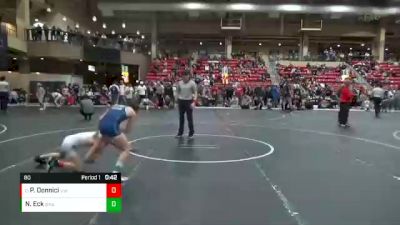 80 lbs Cons. Round 3 - Paul Donnici, Victory Wrestling vs Nate Eck, Brawlers