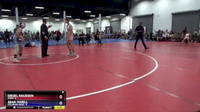 102 lbs Quarters & 1st Wb (16 Team) - Diesel Knudsen, Utah vs Sean Marill, Colorado Blue