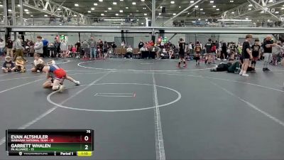 76 lbs Semis (4 Team) - Garrett Whalen, PA Alliance vs Evan Altshuler, Warhawk National Team