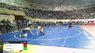 128 lbs Round Of 64 - Corbin Wooley, Sand Springs vs Jason Blocker, Cushing