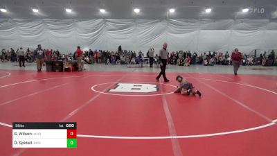 56 lbs Round Of 16 - Garrett Wilson, Hanover vs Deacon Spidell, Orrstown