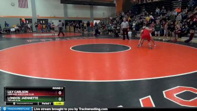 GJ-3 lbs Round 3 - Lily Carlson, Linn-Mar Wrestling Club vs London Jaennette, Trojan Elite