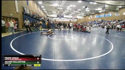 84 lbs Semifinal - Hayden Ballantyne, Westlake vs Travis Angus, Uintah Jr High Wrestling