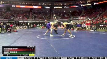 3A-195 lbs Cons. Round 3 - Harrison Tripp, Norwalk vs Kolby Gibbons, Johnston