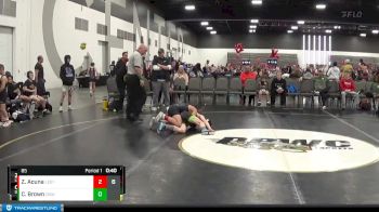 85 lbs Round 1 (8 Team) - Zavier Acuna, Legacy National vs Christian Brown, Death Squad Wrest (IN)
