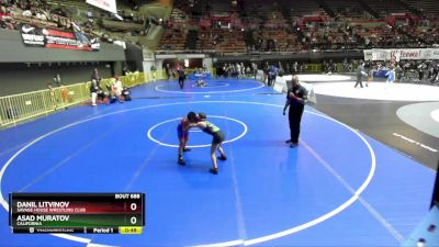 77 lbs Cons. Round 4 - Asad Muratov, California vs Danil Litvinov, Savage House Wrestling Club