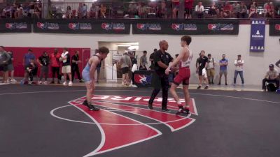 57 kg Consi Of 8 #1 - Troy Hohman, Wolfpack Wrestling Club vs Spencer Moore, Tar Heel Wrestling Club