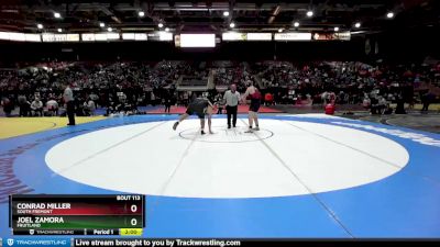 3A 285 lbs Champ. Round 1 - Conrad Miller, South Fremont vs Joel Zamora, Fruitland