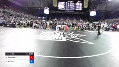 160 lbs Rnd Of 128 - Gabriel Fuentes, Arizona vs Jake Wood, Ohio