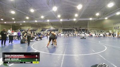 245 lbs Round 5 - Tilisa Matakaiongo, Iron County Wrestling Academy vs Angie Aguilar, Stallions Wrestling Club