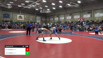 195 lbs Round Of 32 - Alex Linares, Madera vs Daniel Lobos, Bakersfield