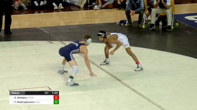 113 lbs Final - Kurt McHenry, Saint Paul`s  vs Trevor Mastrogiovanni, Blair