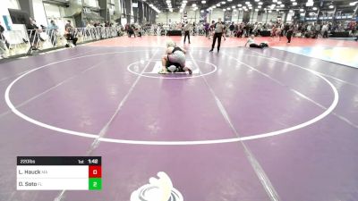 220 lbs Round Of 64 - Logan Hauck, MA vs Damian Soto, FL