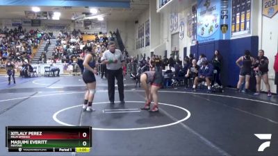 155 lbs Cons. Round 2 - Masuimi Everitt, Mayfair vs Xitlaly Perez, Palm Springs