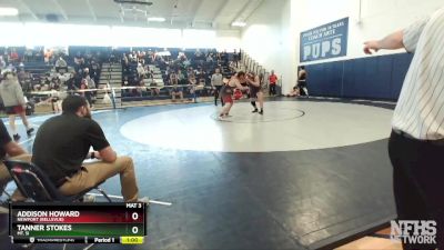 285 lbs Cons. Semi - Tanner Stokes, Mt. Si vs Addison Howard, Newport (Bellevue)