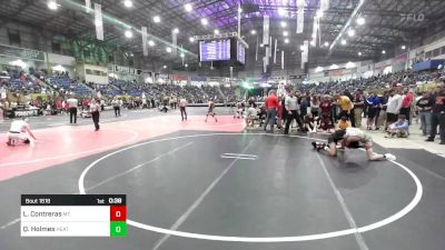 125 lbs Consi Of 8 #2 - Liam Contreras, Mt. Garfield Middle School vs Quinten Holmes, Heaton Middle School