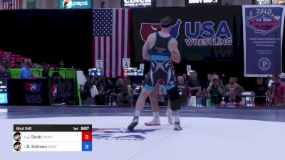 72 kg Semis - Justus Scott, Army (WCAP) vs Britton Holmes, Army (WCAP)