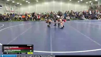 75 lbs Round 1 (6 Team) - Chase Watkinson, Iowa Gold vs Treysen Henderson, Wyoming Brown