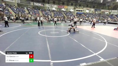 87 lbs Quarterfinal - Aiden Garcia, Bear Creek Jr. Wrestling vs Treyson Stoner, Bear Cave