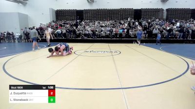 190-I lbs Round Of 16 - Jayden Duquette, Rhode Rage vs Liam Stoneback, Grit Mat Club