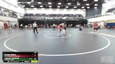 197 lbs Quarterfinal - Ethan Birch, Sacramento City College vs Prince Gainous, Lassen College