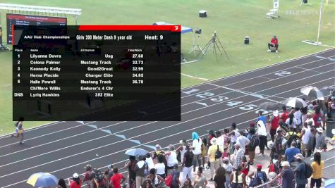 Youth Girls' 200m, Semi-Finals 10 - Age 9