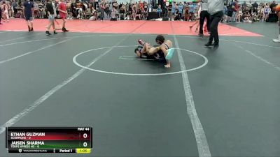 72 lbs Round 1 (10 Team) - Jaisen Sharma, Terps Xpress MS vs Ethan Guzman, Scorpions