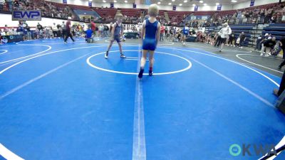 58 lbs Consi Of 8 #1 - Olin Sweeney, Noble Takedown Club vs Kandon Doran, Choctaw Ironman Youth Wrestling