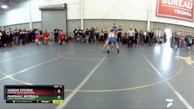 120 lbs Round 2 - Jaxson Stevens, Lebanon Youth Wrestling vs Marshall Quodala, Impact Wrestling Academy