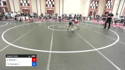 106 lbs Quarterfinal - Daniel Berardi, Nj vs Oumar Tounkara, Ny