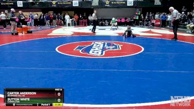 7A-106 lbs Cons. Semi - Sutton White, Carrollton vs Carter Anderson, Richmond Hill HS