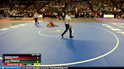 Cons. Round 2 - Dakota Baum, Broken Bow vs Alex Meinecke, St. Paul