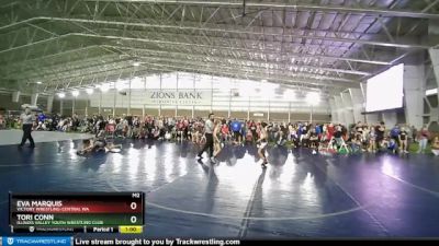 75 lbs Quarterfinal - Eva Marquis, Victory Wrestling-Central WA vs Tori Conn, Illinois Valley Youth Wrestling Club