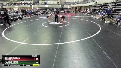 145 lbs Round 3 (4 Team) - Marcus Klar, LaCrosse Aquinas vs Quinn O`Fallon, Shakopee