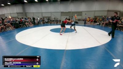 185 lbs Round 3 (8 Team) - Elizabella Laurin, Tennessee vs Fallon Jackson, Pennsylvania