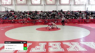 138 lbs Semifinal - Jack Donovan, Tewksbury vs William Burke, Pathfinder