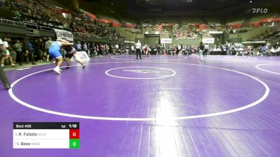 287 lbs Round Of 16 - Ruben Fabela, Selma vs Isaiah Beas, Madera