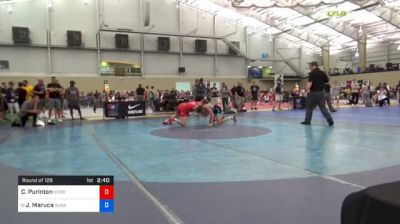 70 kg Round Of 128 - Collin Purinton, Nebraska vs Josh Maruca, Sunkist Kids Wrestling Club