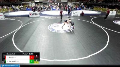 119 lbs Quarterfinal - Isabella Frost, California Grapplers vs Jesirra Persaud, Delta Wrestling Club