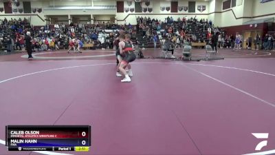 J-3 lbs Round 3 - Caleb Olson, Immortal Athletics Wrestling C vs Malin Hahn, FWA