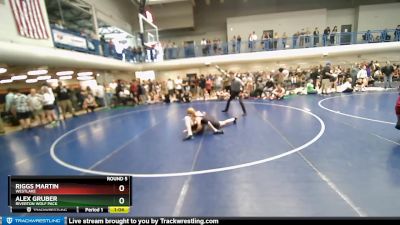 150 lbs Round 5 - Riggs Martin, Westlake vs Alex Gruber, Riverton Wolf Pack