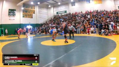 220 lbs Champ. Round 1 - Chris Rangel, Downey vs Nathaniel Flores, Valencia Placentia