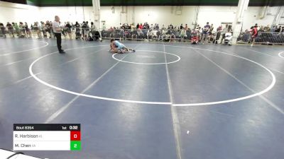 95 lbs Consi Of 32 #2 - Rivers Harbison, AL vs Mitchell Chen, VA