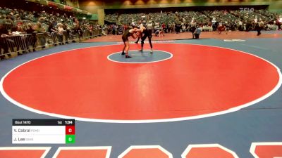 150 lbs Round Of 16 - Vincent Cabral, Pomona vs Job Lee, Sunnyside