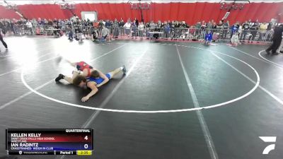 138 lbs Quarterfinal - Kellen Kelly, Saint Croix Falls High School Wrestling vs Ian Radintz, CrassTrained: Weigh In Club