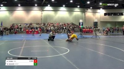 133 lbs Round of 32 - Anthony Tutolo, Kent State vs Matthew Schmitt, West Virginia