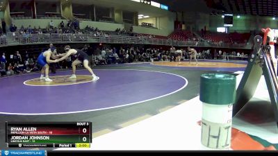 215 lbs Round 1 (6 Team) - Jordan Johnson, Lincoln East vs Ryan Allen, Papillion-La Vista South