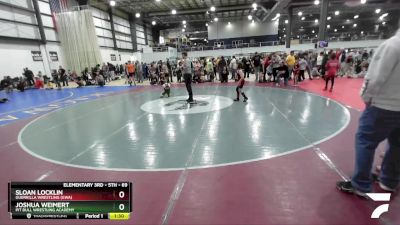 69 lbs Quarterfinal - Sloan Locklin, Guerrilla Wrestling (GWA) vs Joshua Weimert, Pit Bull Wrestling Academy