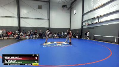 119 lbs Quarterfinal - Brian Naranjo, Ascend Wrestling Academy vs Eli Saldana, FordDynastyWrestlingClub